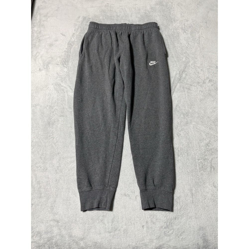 Nike Sportswear Club Fleece Joggers Mens Medium Pants Sweatpants Gray BV2671